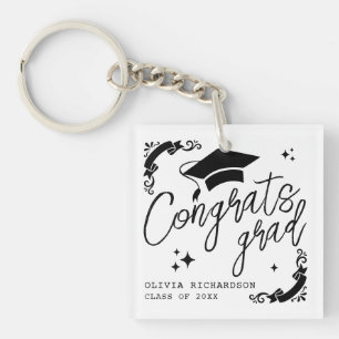Llavero Graduación Personalizada Elegante Escritura Estrel