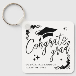 Llavero Graduación Personalizada Elegante Escritura Estrel
