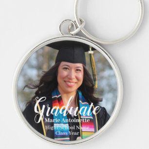 Llavero Graduación personalizada Foto simple