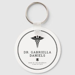 Llavero Graduación personalizada minimalista de la faculta