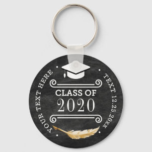 Llavero Graduación Retro Chalkboard personalizada