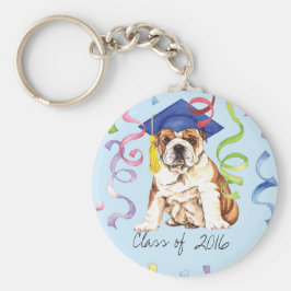 Llavero Graduado de bulldog