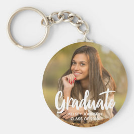 Llavero Graduado de moda Foto Personalizado moderno 2023 G