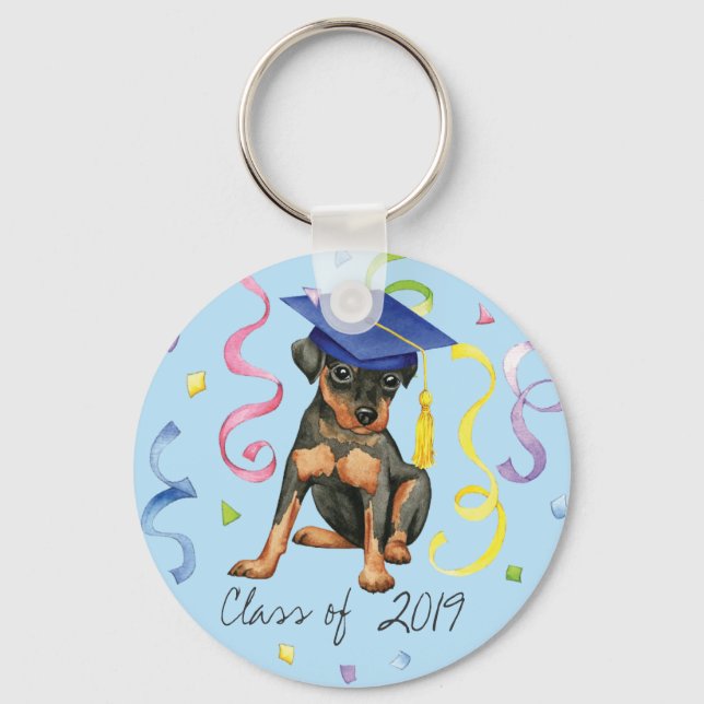 Llavero Graduado Min Pin (Anverso)