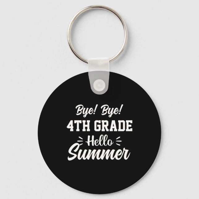 Llavero Graduation Art | 4th Grade Hello Summer (Anverso)