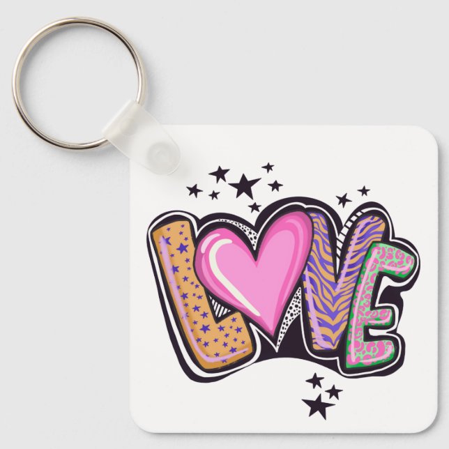 Llavero Graffiti de amor (Anverso)