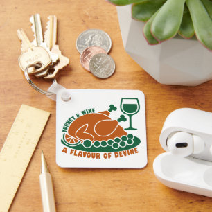 Llavero Gráfica de comidas en Turquía para fans de comida