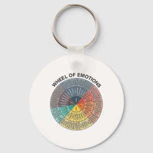 Llavero Gráfica de Emoción de Ruedas Gráfica de Terapia de