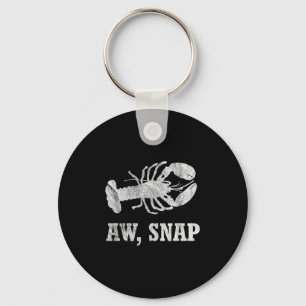 Llavero Gráfica de Novedad Aw Snap Funny Lobster Pun