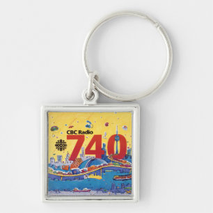 Llavero Gráfica de promoción de la CBC Radio 740 - 1980