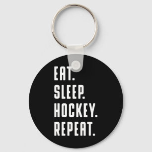 Llavero Gráfica divertida de hockey sobre sueño divertido