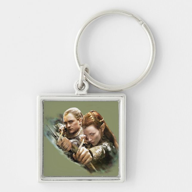 Llavero Gráfica LEGOLAS GREENLEAF™ y TAURIEL™ (Frente)