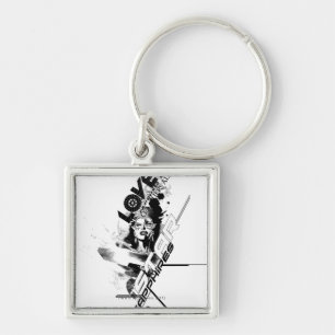 Llavero Gráfico 9 del zafiro de estrella