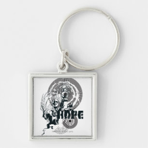 Llavero Gráfico azul 4 de la linterna