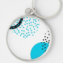 Llavero Gráfico circular urbano moderno, simple, moderno