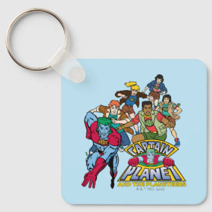 Llavero Gráfico con el logotipo de Captain Planet y el gru