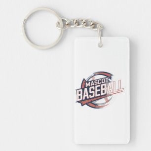 Llavero Gráfico de béisbol de mascota