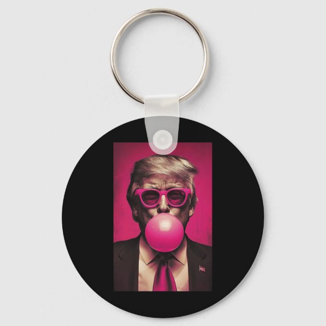 Llavero Gráfico de Bubblegum rosado (Anverso)