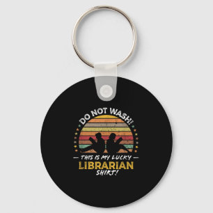 Llavero Gráfico de citas de biblioteca graciosa biblioteca