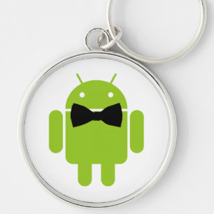 Llavero Gráfico de iconos formales del robot Android