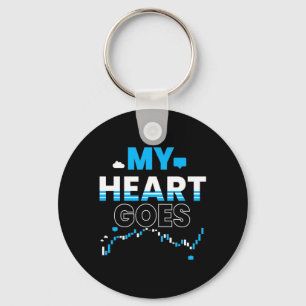 Llavero Gráfico de Inversor My Heart Goes