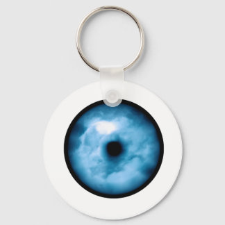 Llavero Gráfico de ojos nublados azul claro
