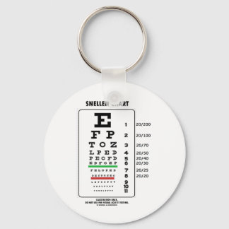 Llavero Gráfico de Snellen (Pruebas de Acuidad Visual Médi