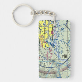 Llavero Gráfico del aeropuerto de Fairbanks/diagrama de ta