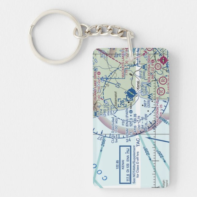 Llavero Gráfico del aeropuerto de Kenia/diagrama de taxi (Frente)