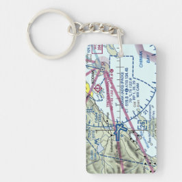 Llavero Gráfico del aeropuerto de Kodiak/diagrama de taxis