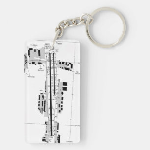 Llavero Gráfico del aeropuerto Van Nuys/diagrama de taxi K