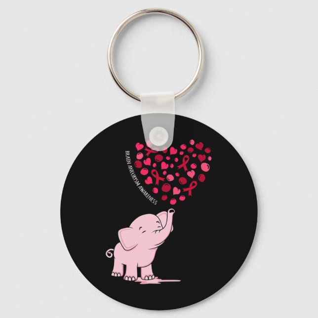 Llavero Gráfico del mes de concientización sobre el neural (Anverso)