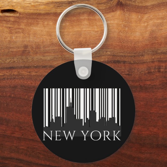 Llavero Gráfico retro Skyline de la ciudad de Nueva York - (Anverso)