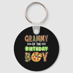Llavero Grammy del cumpleaños del niño amante de la pizza