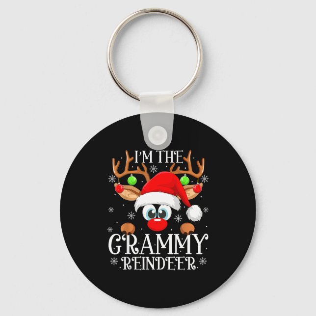 Llavero Grammy Reindeer Christmas Family Matching Group Fu (Anverso)