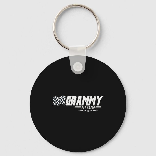 Llavero Grammy T Crew Race Car Birthday Family Racing  (Anverso)