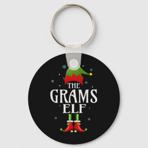 Llavero Grams Elf Navidades de grupo familiar coincidente 