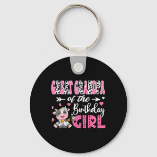 Llavero Gran Abuelo Del Chica De Cumpleaños Cute Cow 1Bi
