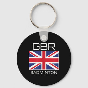 Llavero Gran Bretaña Equipo de Badminton Atleta Británico
