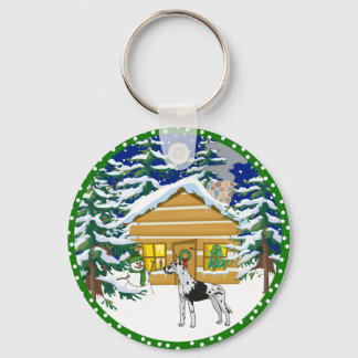 Llavero gran cabaña de dane