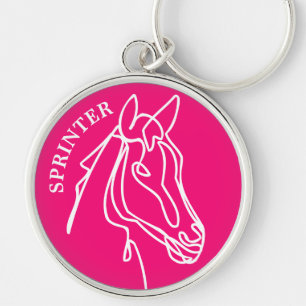 Llavero Gran cadena de llaves rosa de personalizado premiu