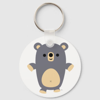 Llavero Gran cadena de teclas del oso Personalizado azul