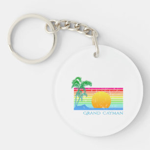 Llavero Gran Caimán de Retro Beach