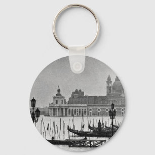 Llavero Gran Canal Blanco Negro Venecia Italia Viajes
