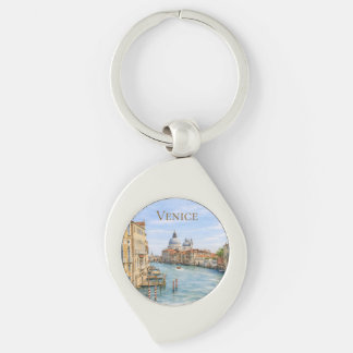 Llavero Gran Canal de Venecia Acuarela