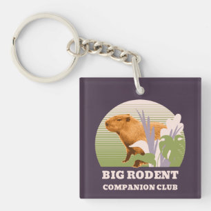 Llavero Gran Club de Compañeros de Roedores Capibara