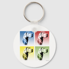 Llavero Gran dane (natural) Pop Art Pop