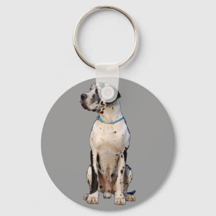 Llavero Gran Danés Arlequín