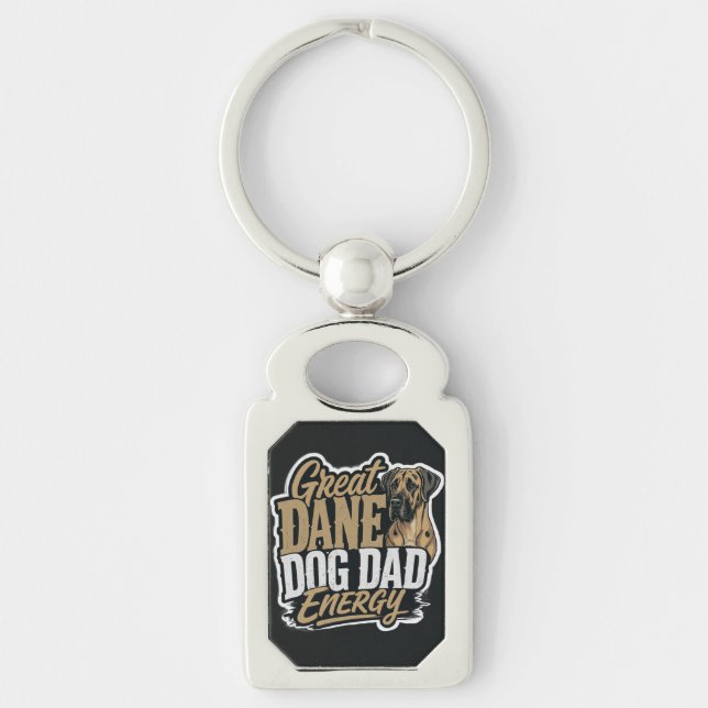 Llavero Gran Energía de Papá de Perro Dane  (Anverso)