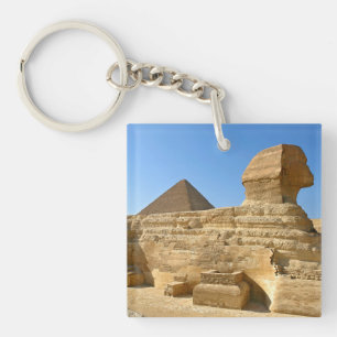 Llavero Gran Esfinge de Giza con pirámide de Khafre - Egip
